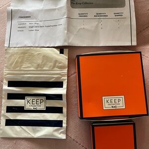 New 3 Pc Keep collective Set -Single Leather Band (Purple/Espresso),charm,locket